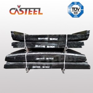 McClosky J40 JAW Crusher Playes, Naprawiononswing szczęki, talerz szczęki